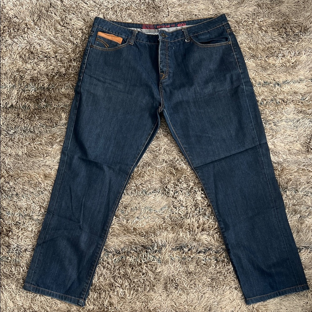 Jeff Banks 24/7: Men's Dark Blue Jeans